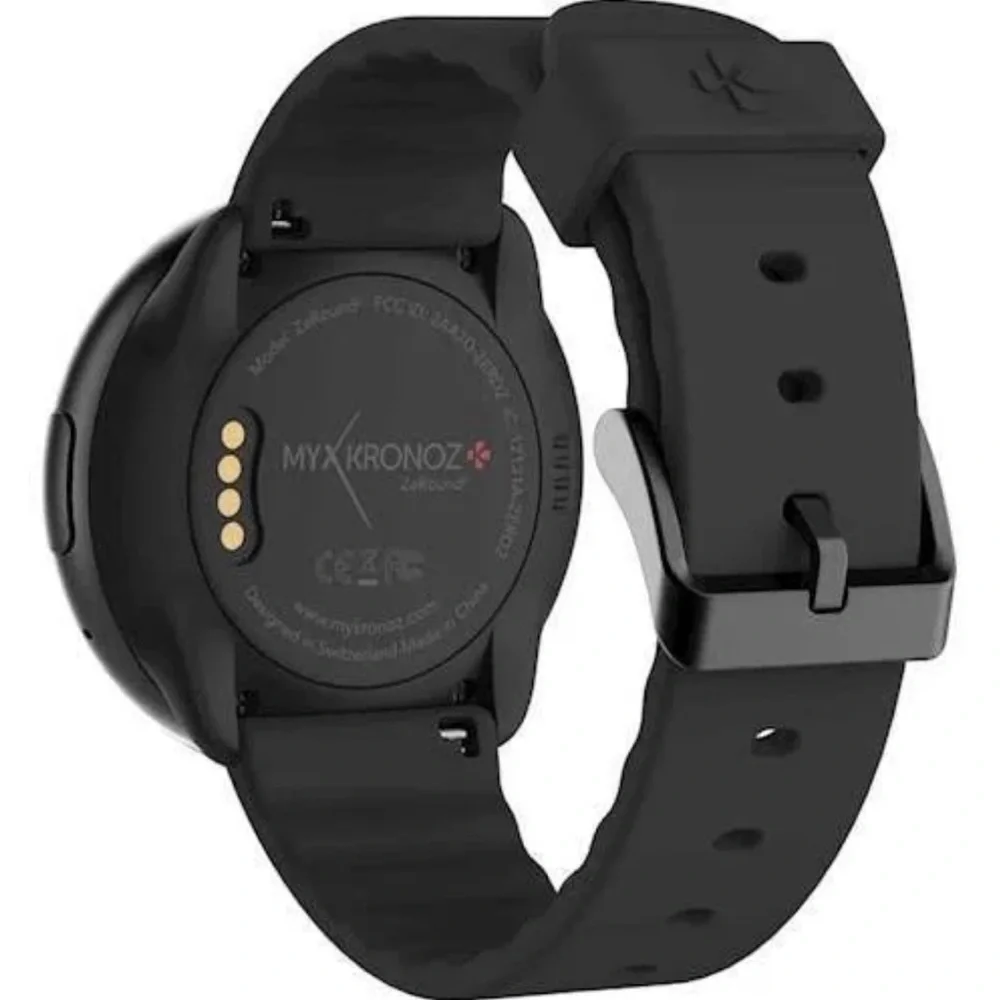 MyKronoz ZeRound2 Certified Refurbished Black Bluetooth Touchscreen Smart Watch